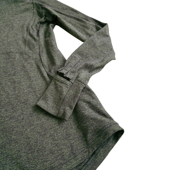 Lululemon Olive Green Extra Mile 1/2 Zip Women's Pullover Top 8 - Picture 3 of 7
